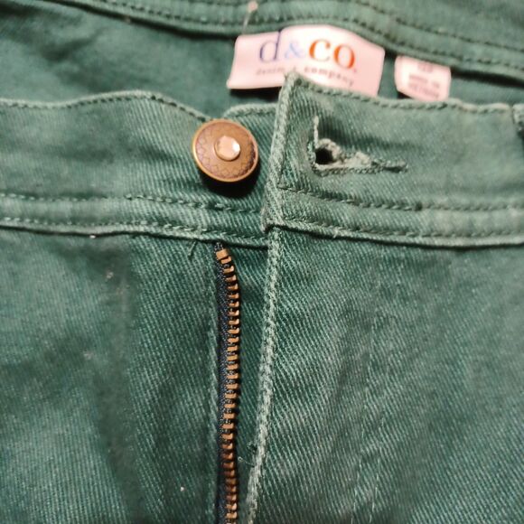 Denim & Co Jeans Womens 12P Green Bootcut Mid Rise Stretch Denim 32x26 - Picture 6 of 9